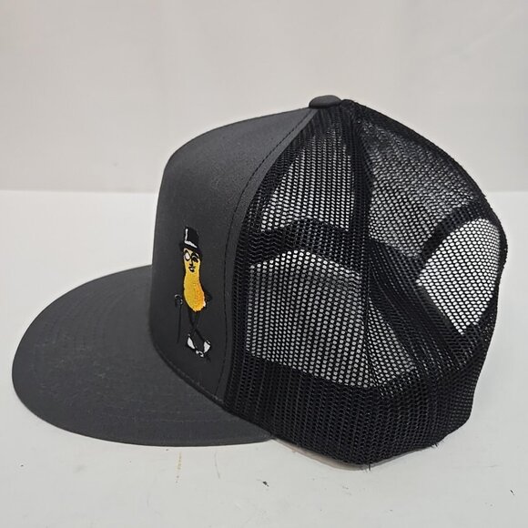 Mr. Peanut Trucker Hat Mesh Cap Snapback Gray Hat Adjustable Yupoong - Picture 5 of 7